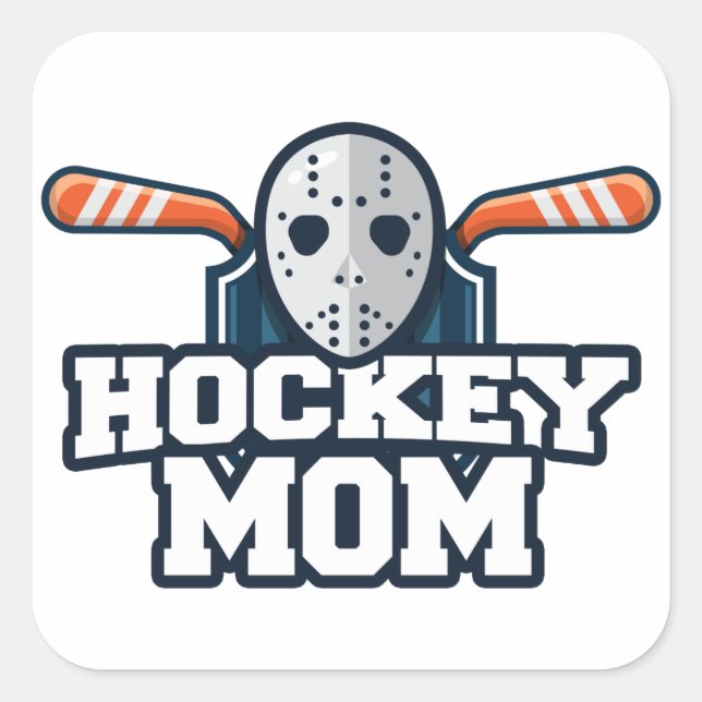 Hockey Mum Square Sticker (Front)