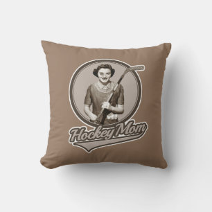Hockey Mum Throw Pillow
