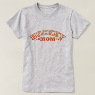 Hockey Mum, With Name & Number Back Print T-Shirt