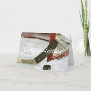 hockey net goal card