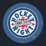 Hockey Night in Canada Logo Clock<br><div class="desc">The present logo used since 1998. Hockey Night in Canada is the branding used for Canadian television presentations of the National Hockey League. While the name has been used for all NHL broadcasts on CBC Television (regardless of the time of day), Hockey Night in Canada is primarily associated with its...</div>