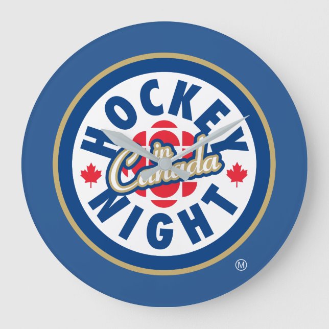 Hockey Night in Canada Logo Clock (Front)