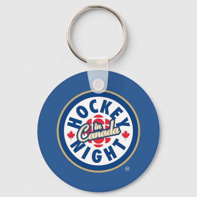 Hockey Night in Canada Logo Key Ring (Front)