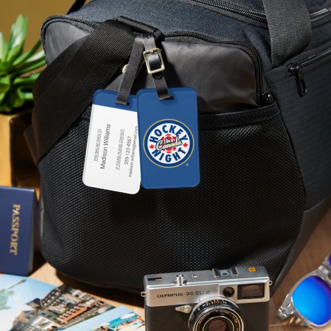 Hockey Night in Canada Logo Luggage Tag (Front & Back)