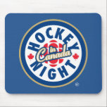 Hockey Night in Canada Logo Mouse Mat<br><div class="desc">The present logo used since 1998. Hockey Night in Canada is the branding used for Canadian television presentations of the National Hockey League. While the name has been used for all NHL broadcasts on CBC Television (regardless of the time of day), Hockey Night in Canada is primarily associated with its...</div>