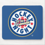 Hockey Night in Canada Logo Mouse Mat<br><div class="desc">The present logo used since 1998. Hockey Night in Canada is the branding used for Canadian television presentations of the National Hockey League. While the name has been used for all NHL broadcasts on CBC Television (regardless of the time of day), Hockey Night in Canada is primarily associated with its...</div>