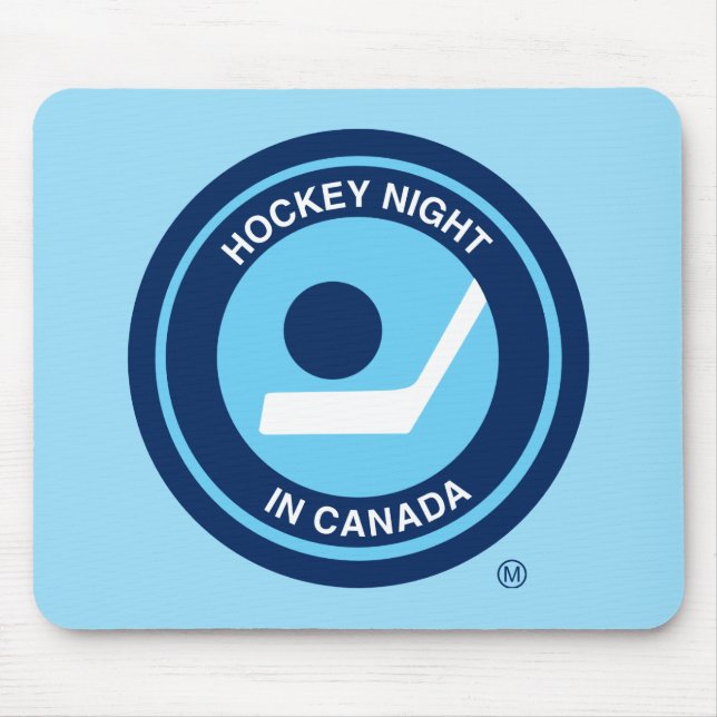 Hockey Night in Canada Retro Logo Mouse Mat (Front)