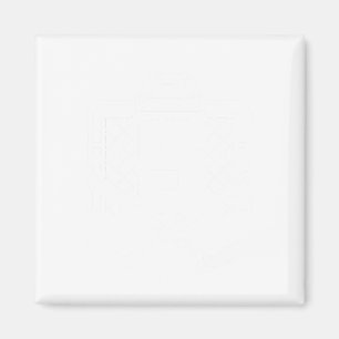 Hockey Number 5 Jersey Funny Hockey Player Game Da Magnet