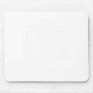 Hockey Number 6 Jersey Funny Hockey Player Game Da Mouse Mat