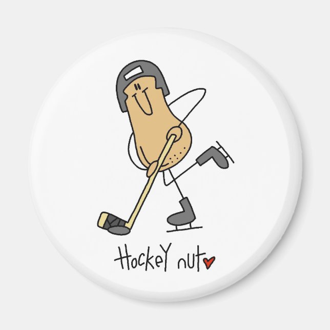 Hockey Nut Magnet (Front)