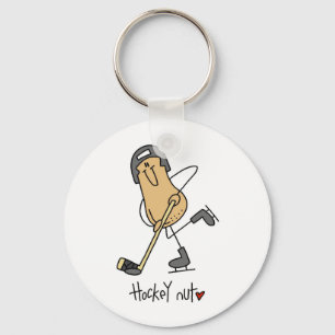 Hockey Nut T-shirts and Gifts Key Ring