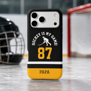 Hockey Papa Jersey Style Phone Case