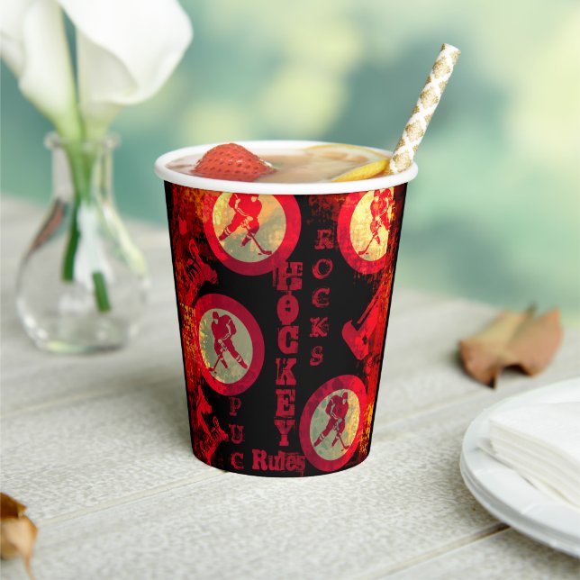 Hockey           paper cups (Insitu)