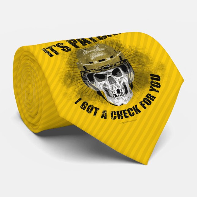 Hockey Payday Tie (Rolled)