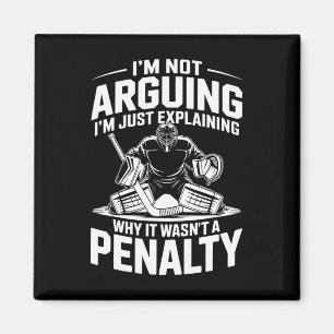 Hockey Penalty, Ice Hockey Coach Player Magnet