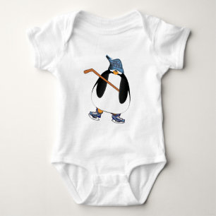 Hockey Penguin Baby Bodysuit