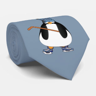 Hockey Penguin Tie
