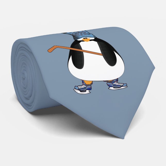 Hockey Penguin Tie (Rolled)