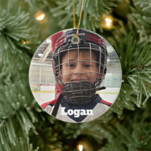 Hockey Photo Ornament