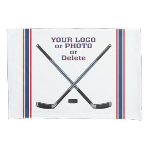 Hockey Pillow Case, Personalised & Your LOGO/PHOTO Pillowcase