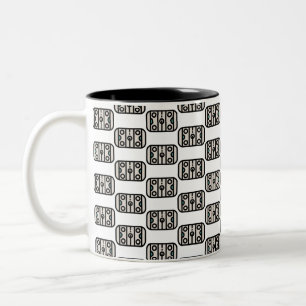 hockey-pitch Two-Tone coffee mug
