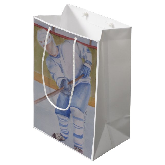 HOCKEY PLAYER GIFT BAG (Front Angled)