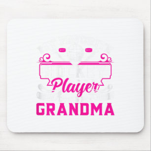 Hockey Player Grandma Funny Ice Hockey Grandma Mot Mouse Mat