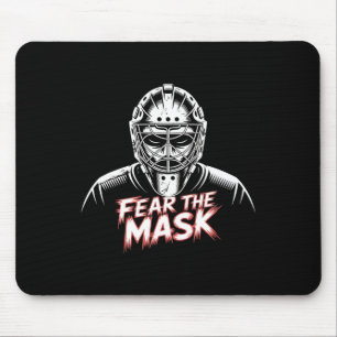 Hockey Player Halloween Penalty Box Hockey Goalkee Mouse Mat
