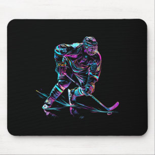 Hockey Player Ice Hockey Performance Mouse Mat
