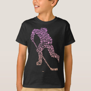 Hockey Player Icon Hockey Player Gear _ Girls Ice T-Shirt