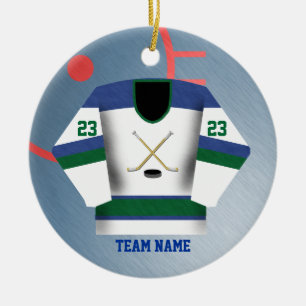 Hockey Player Jersey Ornament