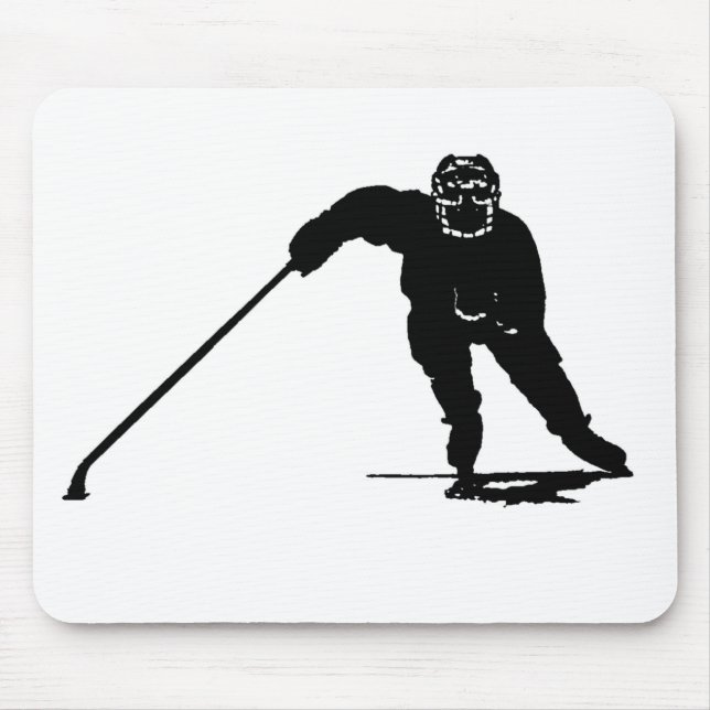 Hockey Player Mouse Mat (Front)