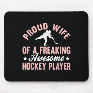 Hockey Player Olympic Ice Hockey Field Hockey Wife Mouse Mat