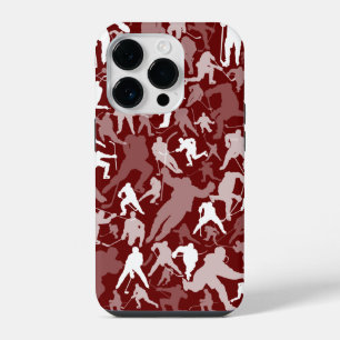 Hockey Player Pattern Case-Mate iPhone Case