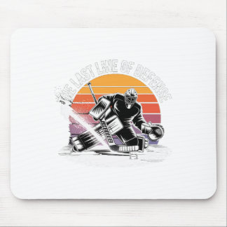 Hockey Player Penalty Box Hockey Goalkeeper  Mouse Mat