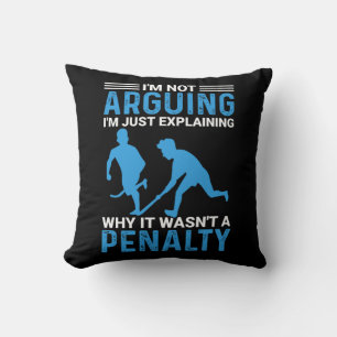 Hockey Player Penalty  Cushion
