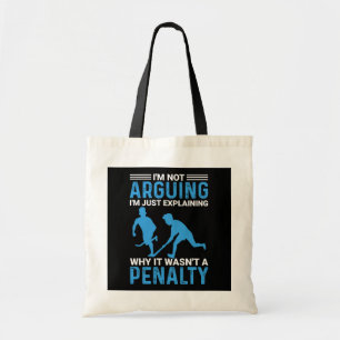 Hockey Player Penalty Tote Bag