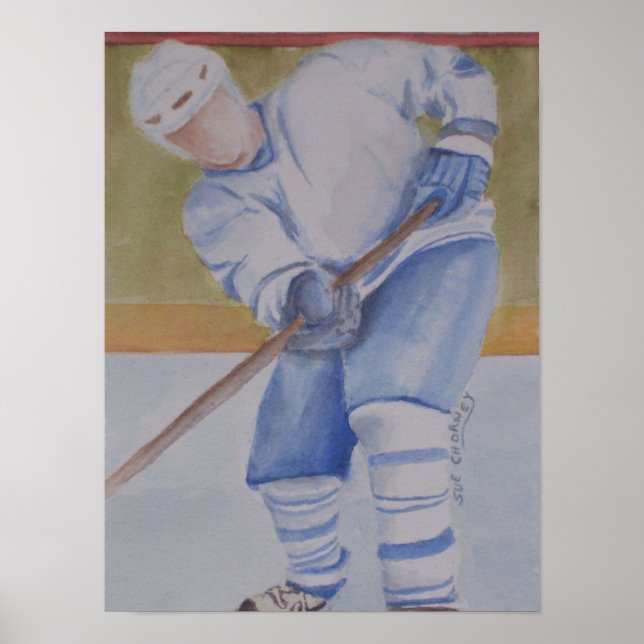 Hockey Player Poster (Front)