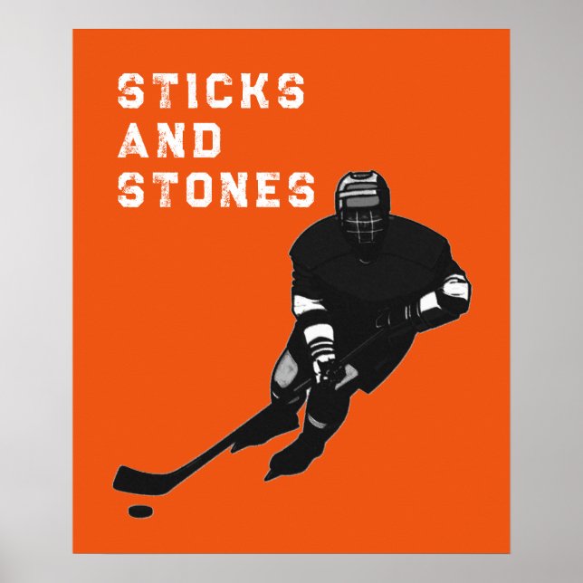Hockey Player Poster (Front)