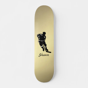 Hockey Player Sport Design Skateboard