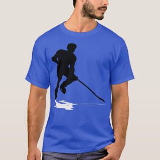 Hockey player typography Ice Hockey T-Shirt
