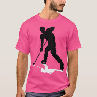 Hockey player typography T-Shirt