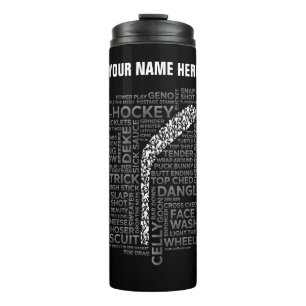 Hockey Players and Slang Thermal Tumbler