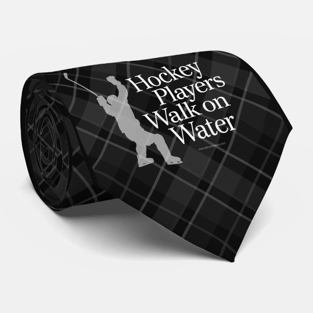 Hockey Players Walk On Water tie (Rolled)