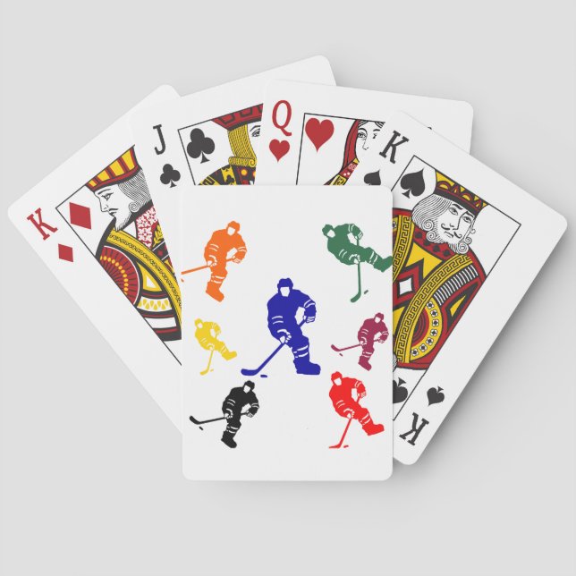 HOCKEY PLAYING CARDS (Back)