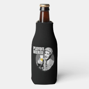 Hockey Playoff Beered Bottle Cooler