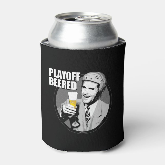 Hockey Playoff Beered Can Cooler (Can Front)
