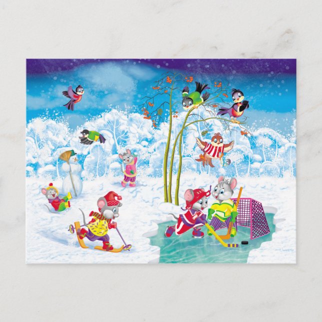 hockey postcard (Front)