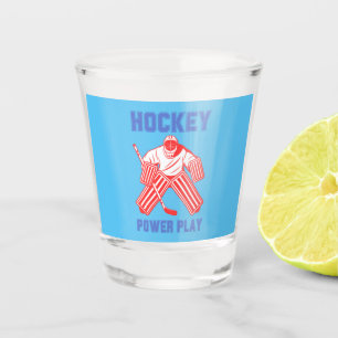 Hockey Power Play Shot Glass