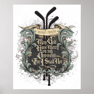 Hockey Prayer Poster
